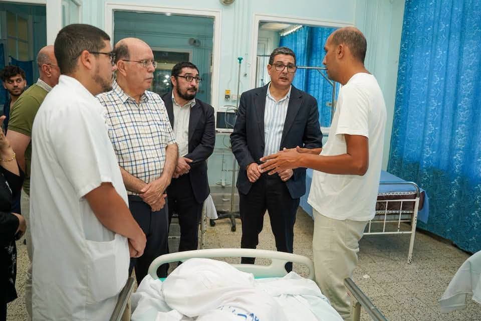 Minister of Health Visits Injured in Ibn Zeid Accident