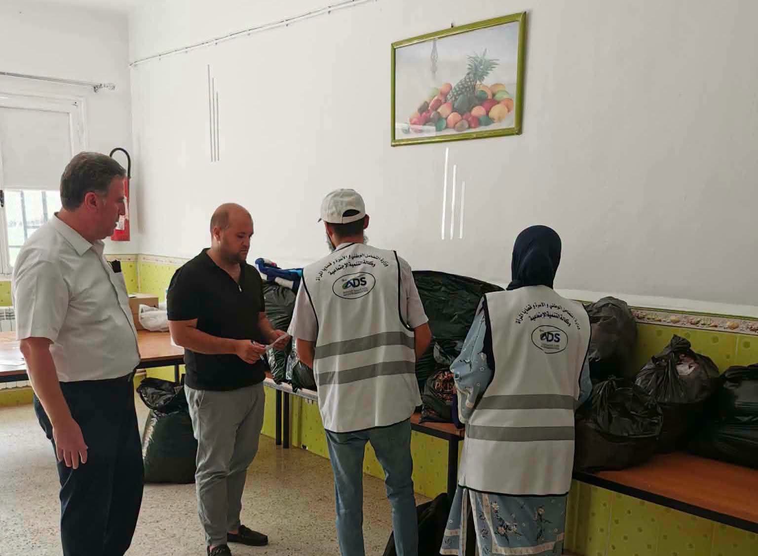 شلف تنشئ مراكز لإغاثة المتضررين