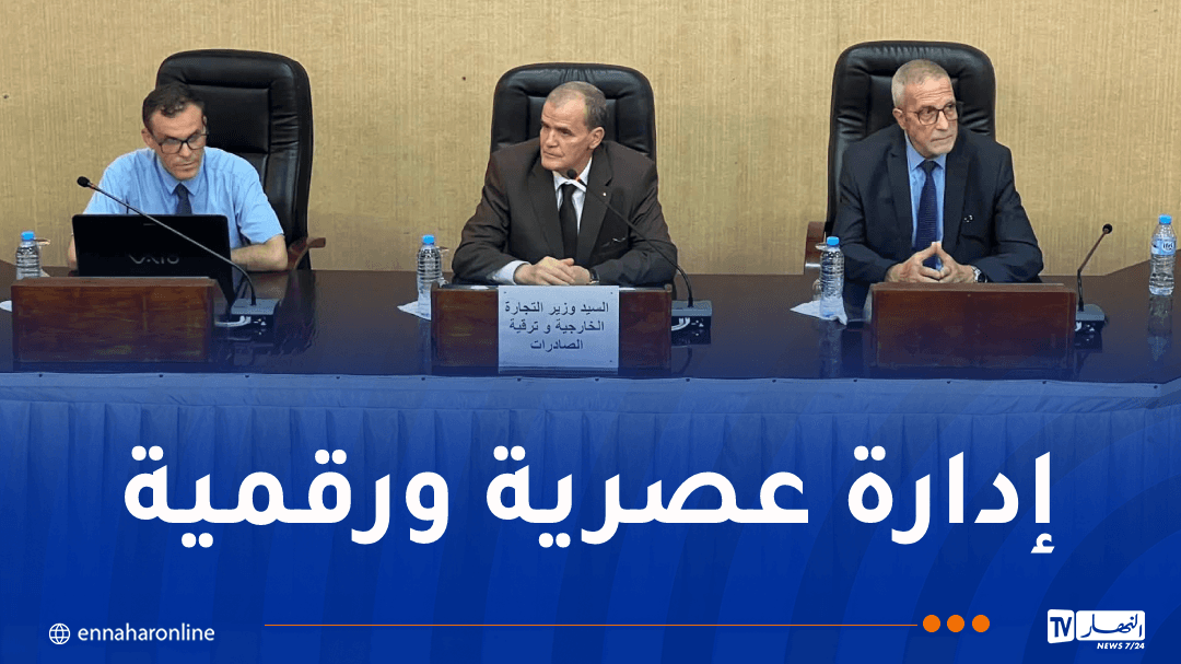 رزيق يدير ورشة عن المنصة الرقمية لاستيراد الخدمات