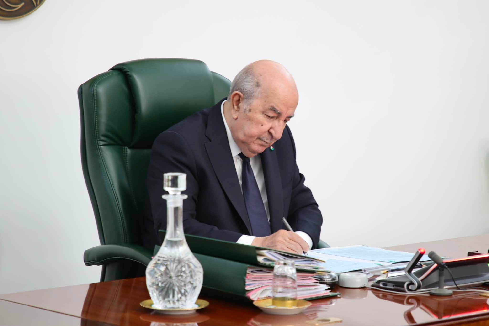 Tebboune Condemns Fires and Abductions