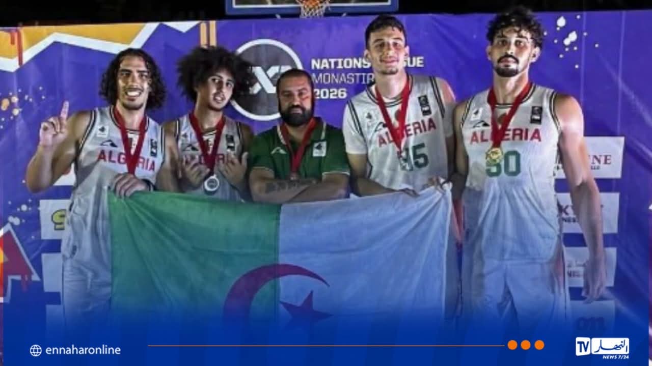 منتخب السلة 3×3 يتوج بالميدالية البرونزية