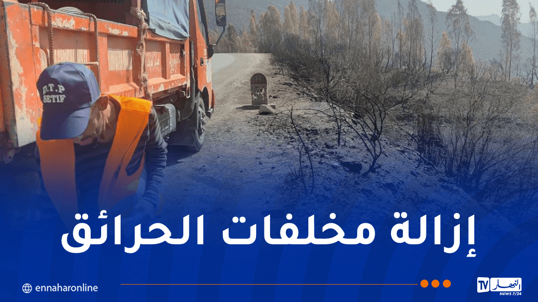 Jijel Works to Mitigate Fire Damage