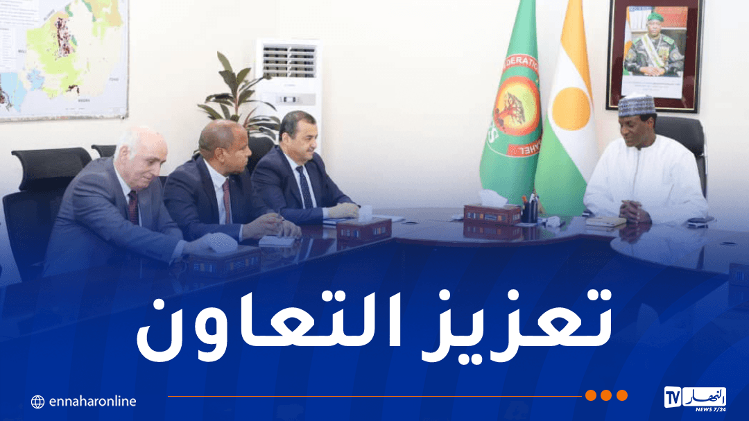 وزير المحروقات يلتقي رئيس النيجر