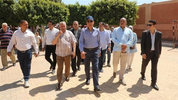 Minya Governor Reviews School Development Projects