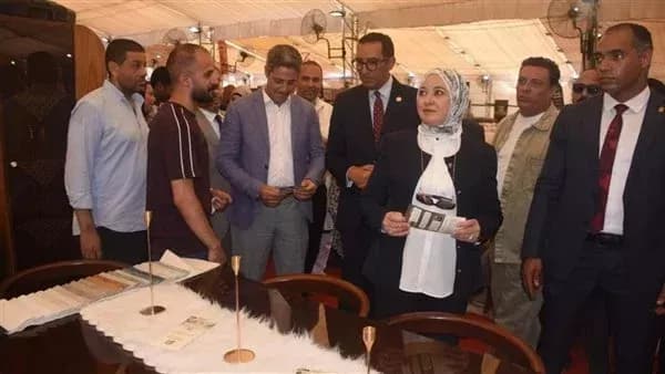 افتتاح معرض "صُنع في دمياط" بجامعة الإسكندرية