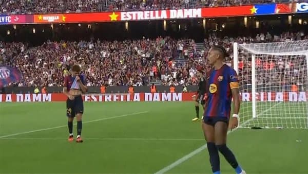 Al-Ahly trails Barcelona 2-0 at halftime