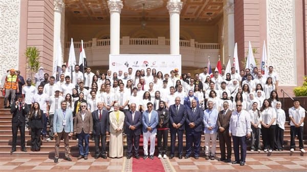 الجامعة البريطانية تستضيف شعلة ألعاب أفريقيا الجامعية
