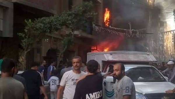 Civil Defense manages library fire in Zagazig
