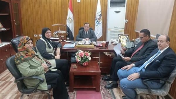 مدير تعليم بني سويف يتعاون مع القومي للتوعية الطلابية