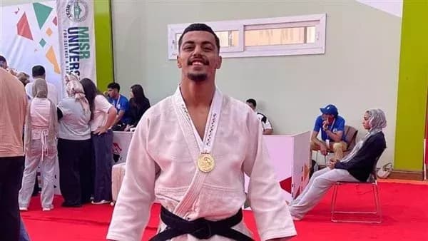 Student Mostafa Shukri Hamed wins judo gold