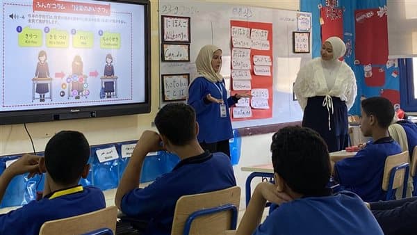 Japanese classes start in Egyptian middle schools