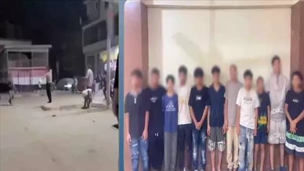 Eleven students caught throwing stones in Al-Gharbia