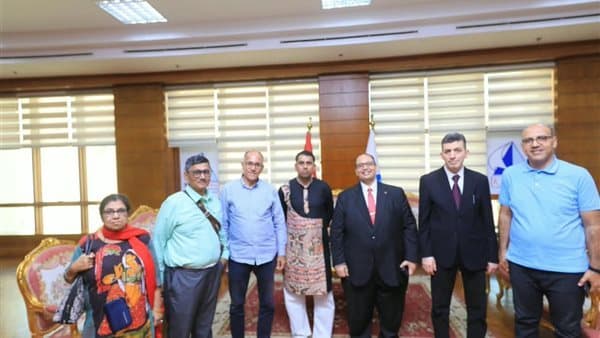 Kafr El Sheikh University hosts Indian scientist on coastal salinization
