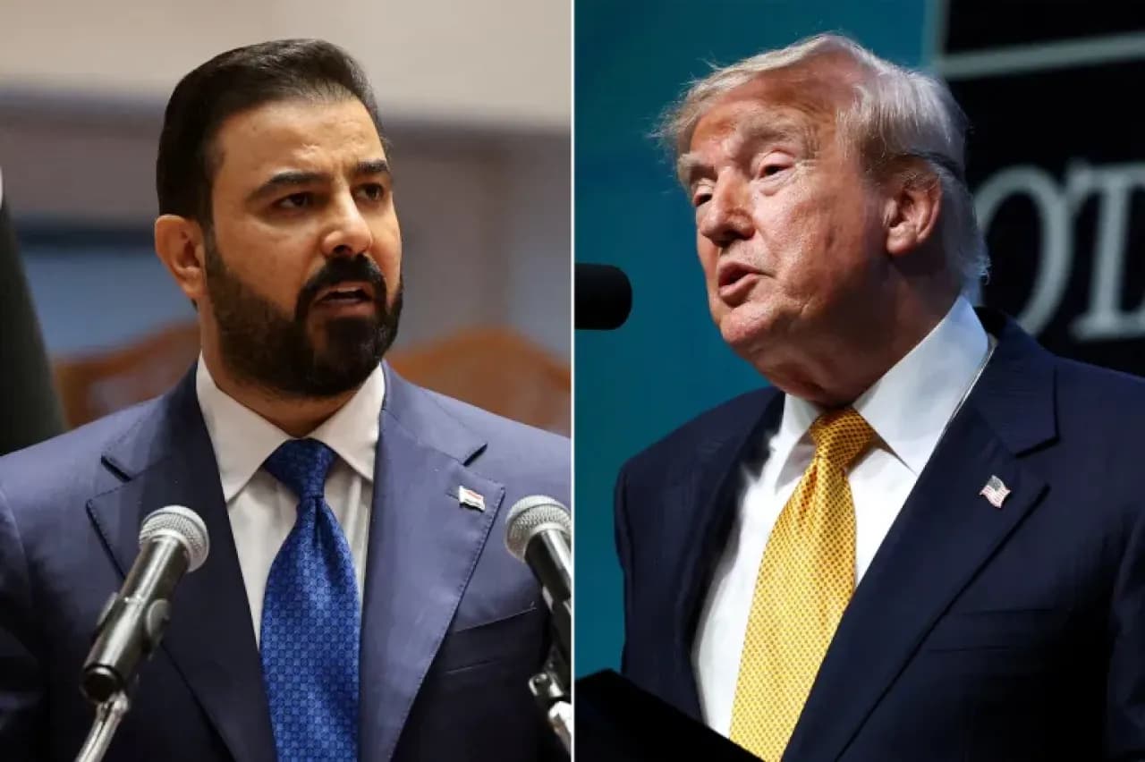 Al-Zaidi makes his first international visit, meets Trump at the White House