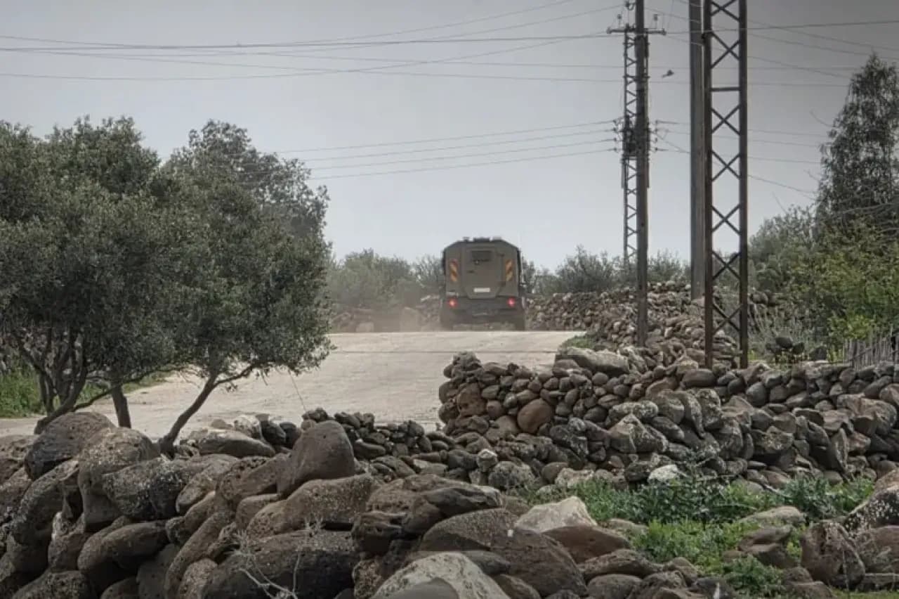 Israeli fire targets Wadi al-Raqad in Daraa