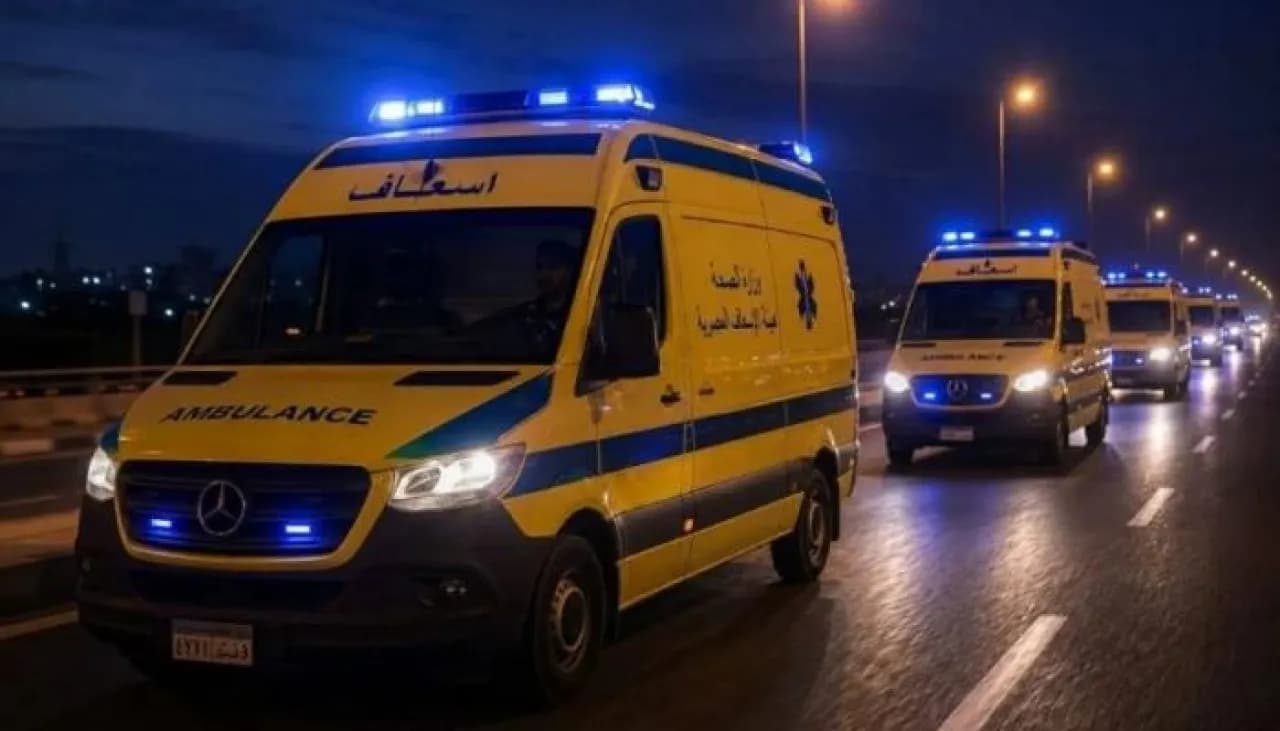 حادث العين السخنة يسفر عن إصابة 17 شخصا