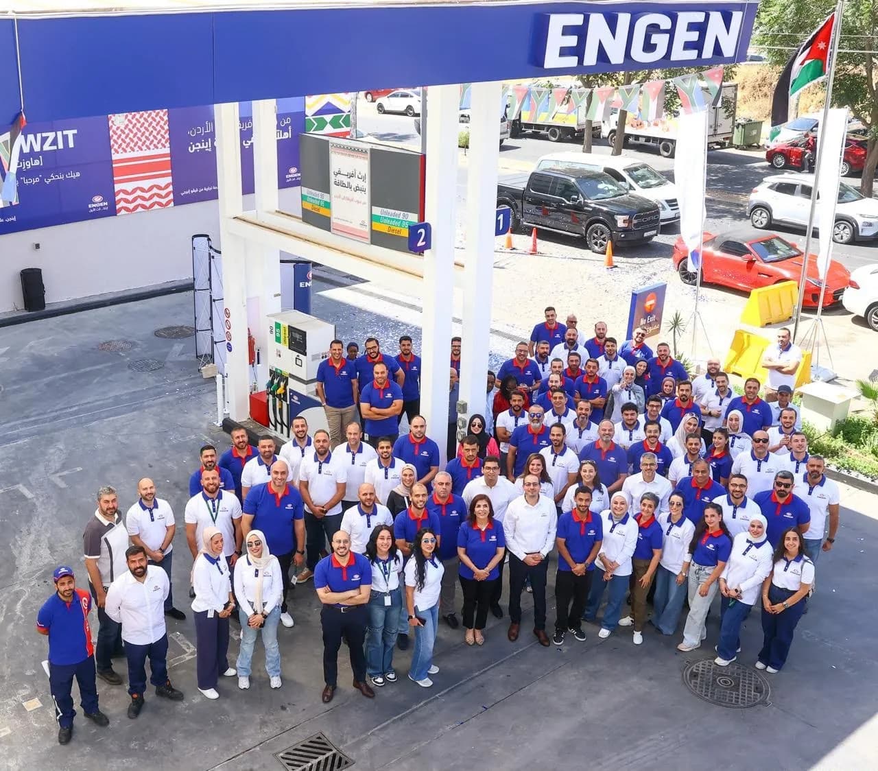 فيفو إنرجي تعلن عن إطلاق أول محطة Engen في الأردن