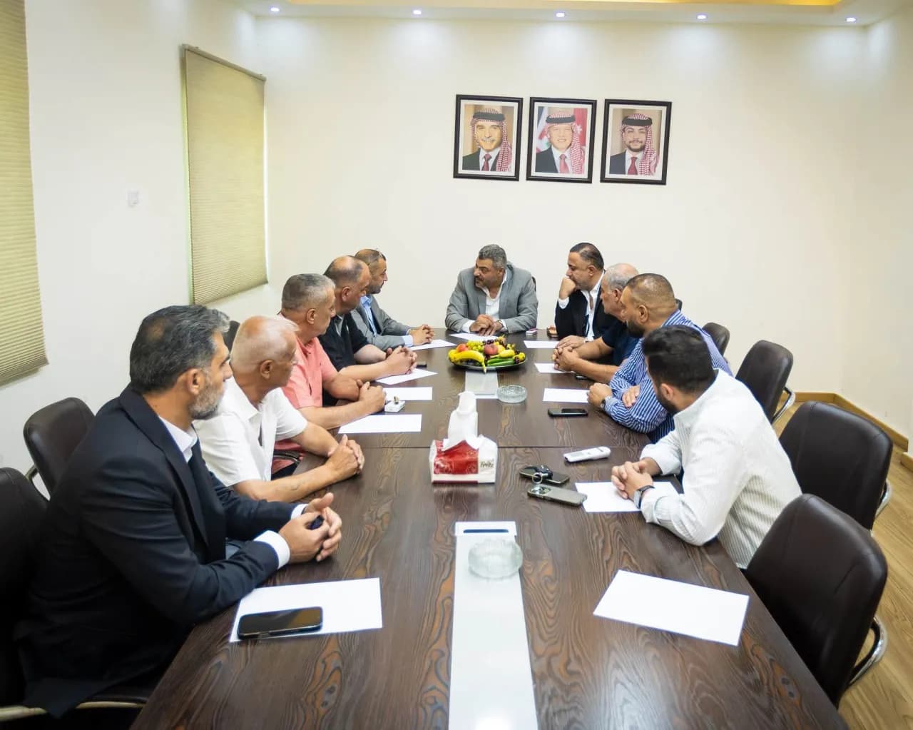 Businessman at Al-Wehdat HQ