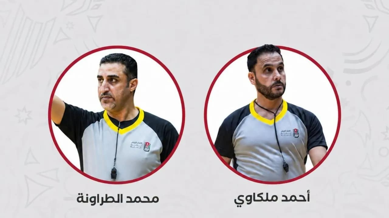 حكم أردنيان يديران نهائي كأس سوريا لكرة السلة