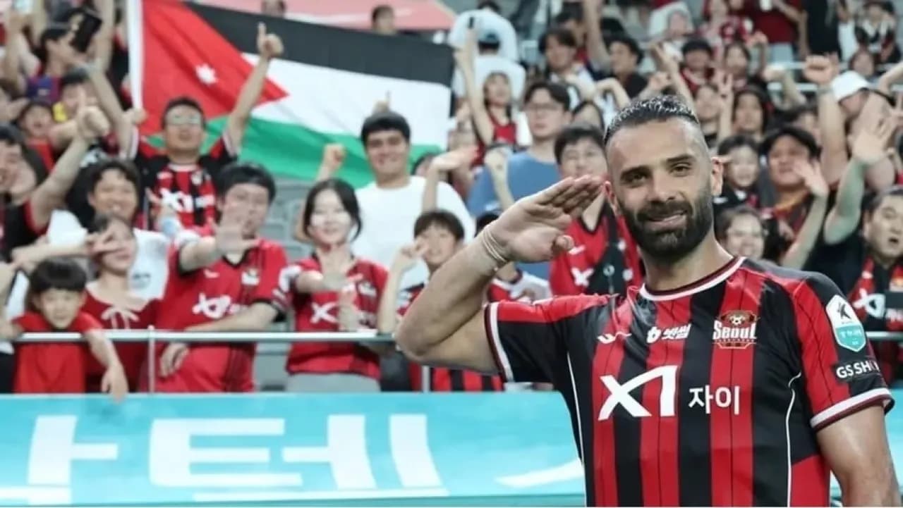 Yazn Al-Arab: Jordan Flag at Seoul Stadiums Stirs Pride