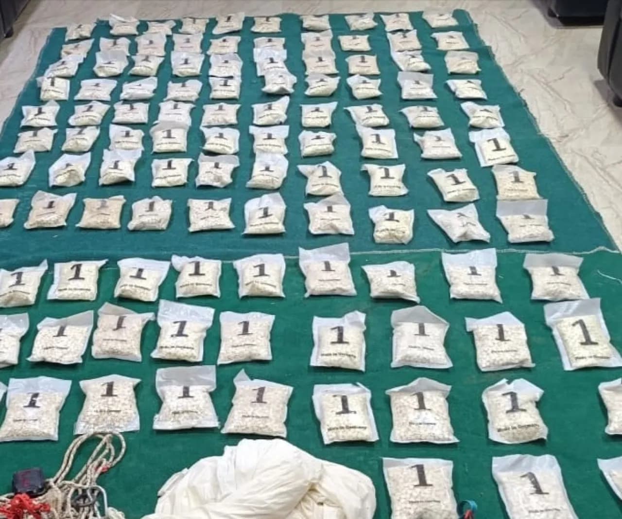 Army intercepts three large drug smuggling balloons