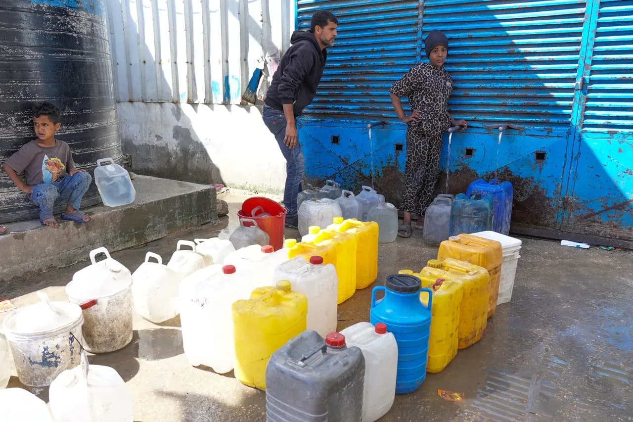 Gaza water systems at risk