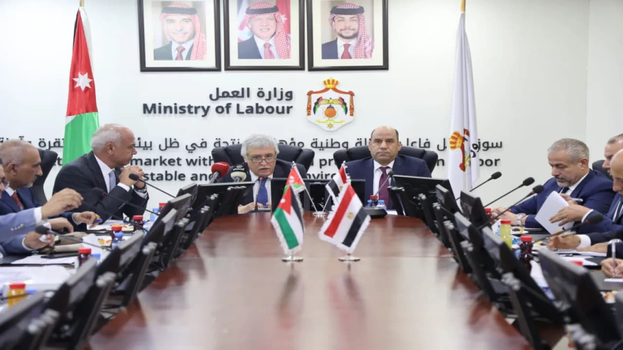 مباحثات أردنية مصرية حول العمالة وتعزيز التعاون