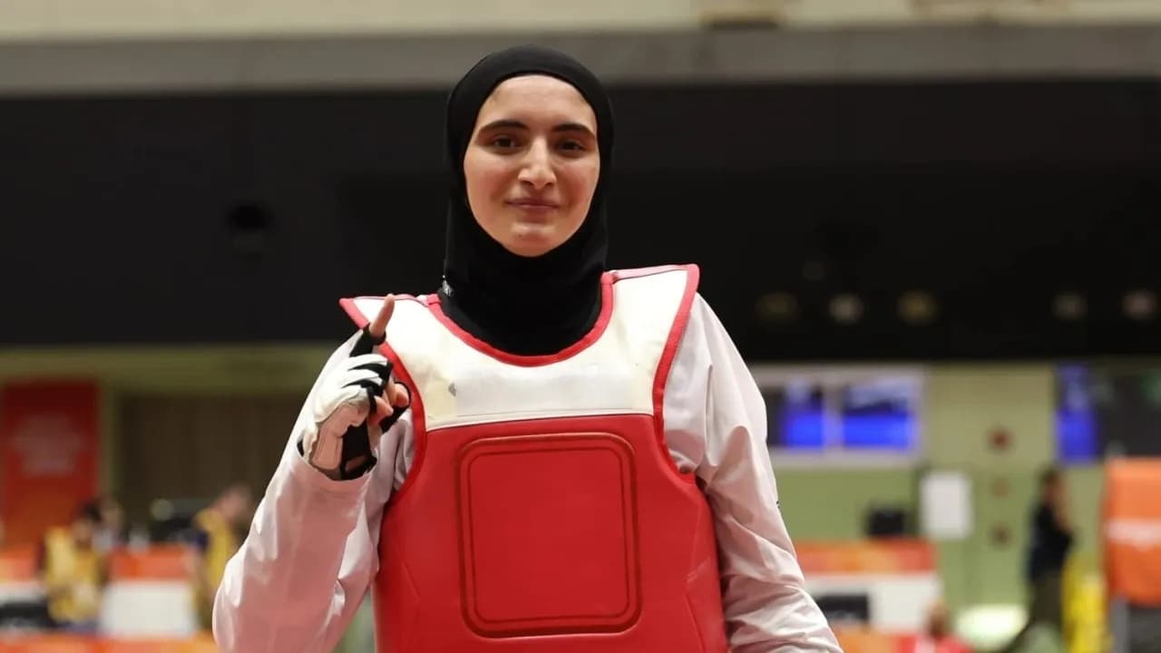 خرفان تفوز بالميدالية الذهبية في التايكوندو ومصطفى يحرز البرونزية