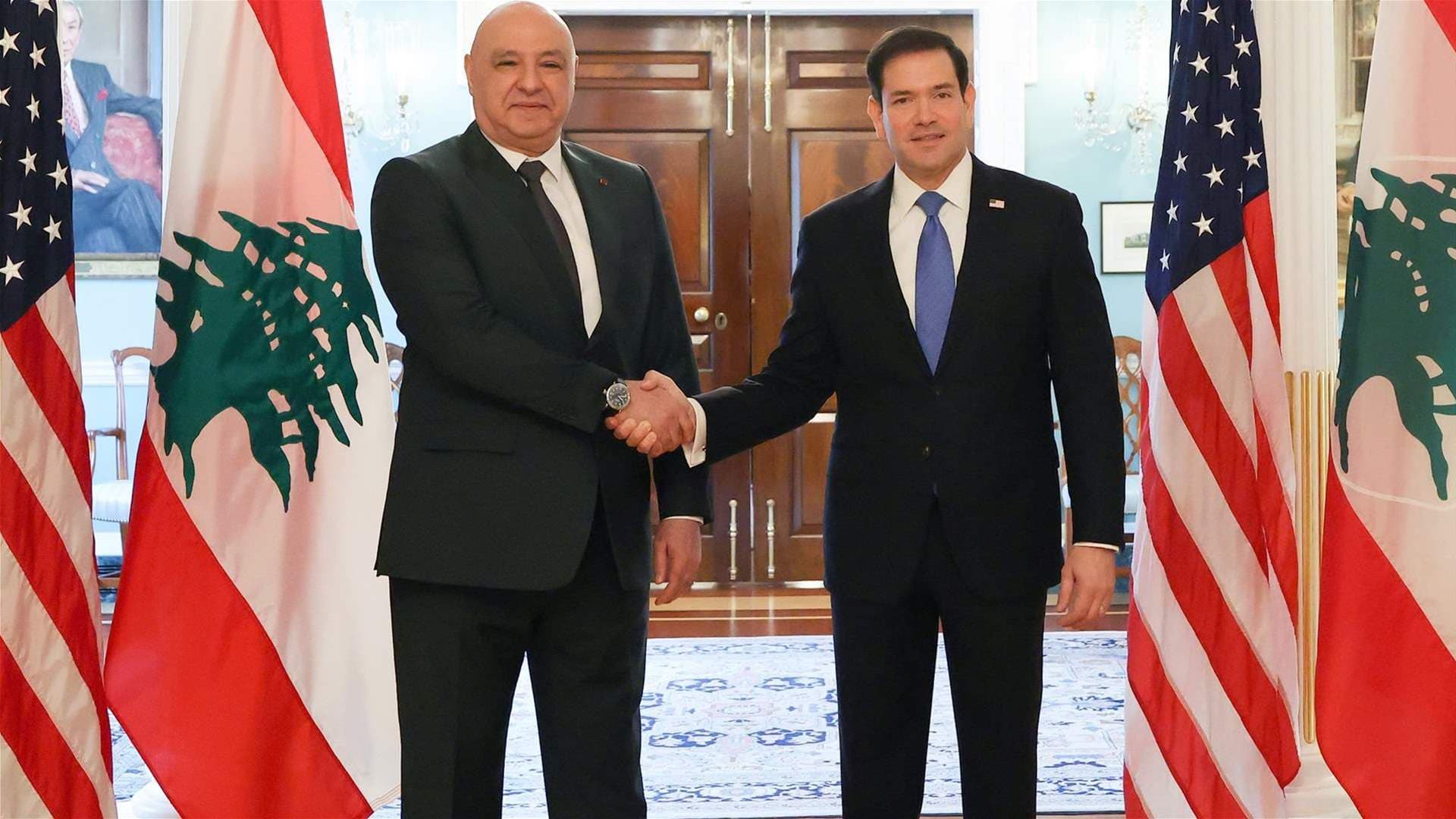 Aoun's talks with Rubio in Washington