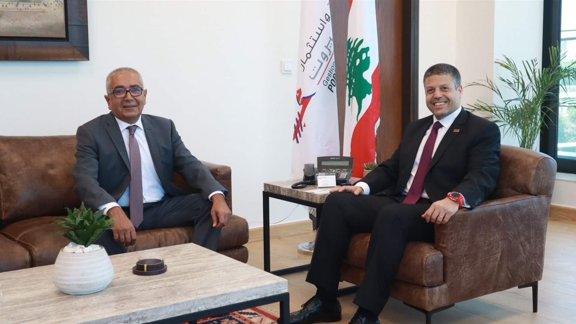 Armenian ambassador visits Beirut Port for investment talks