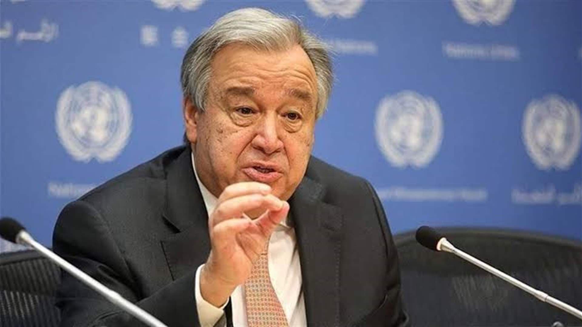 UN Chief Urges Full Syria Sanctions Lift