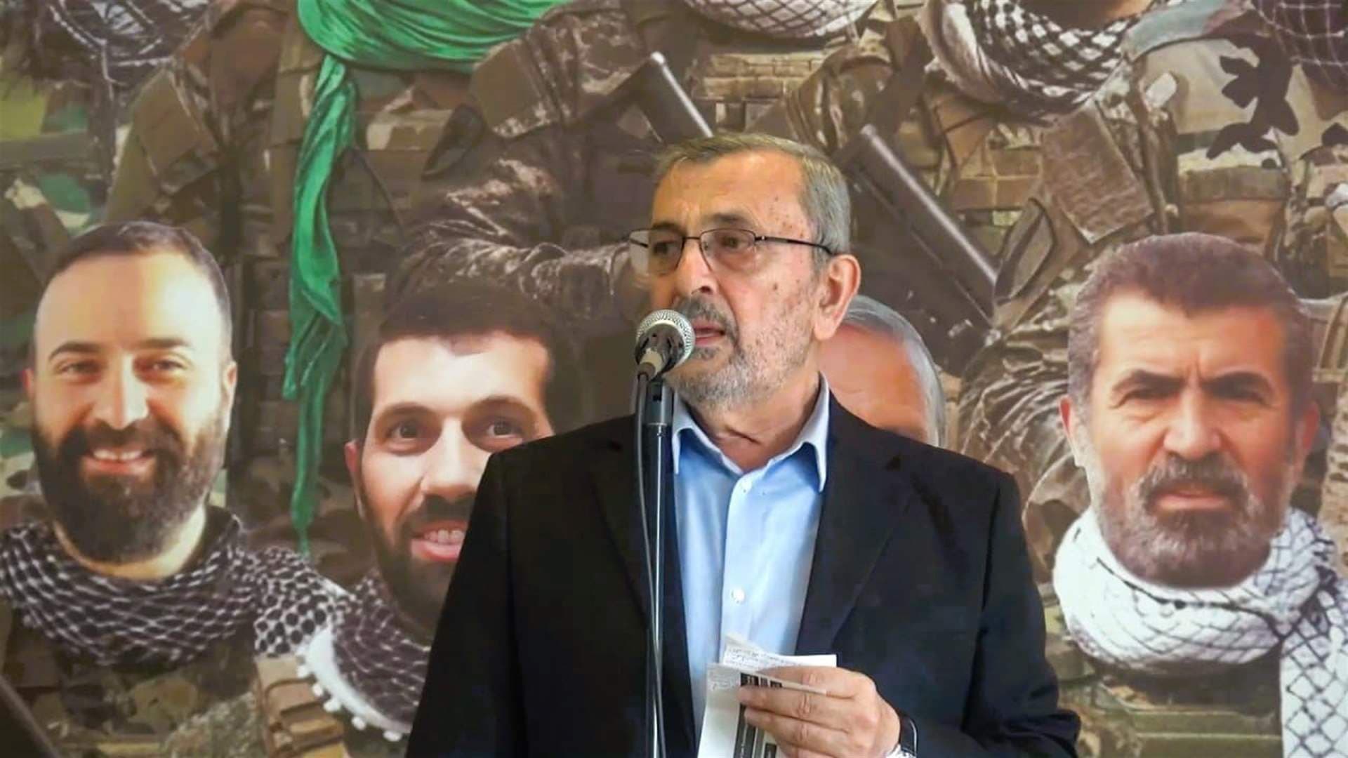 عز الدين يحمّل الإصرار على اتفاق الإطار تآمرًا على المقاومة