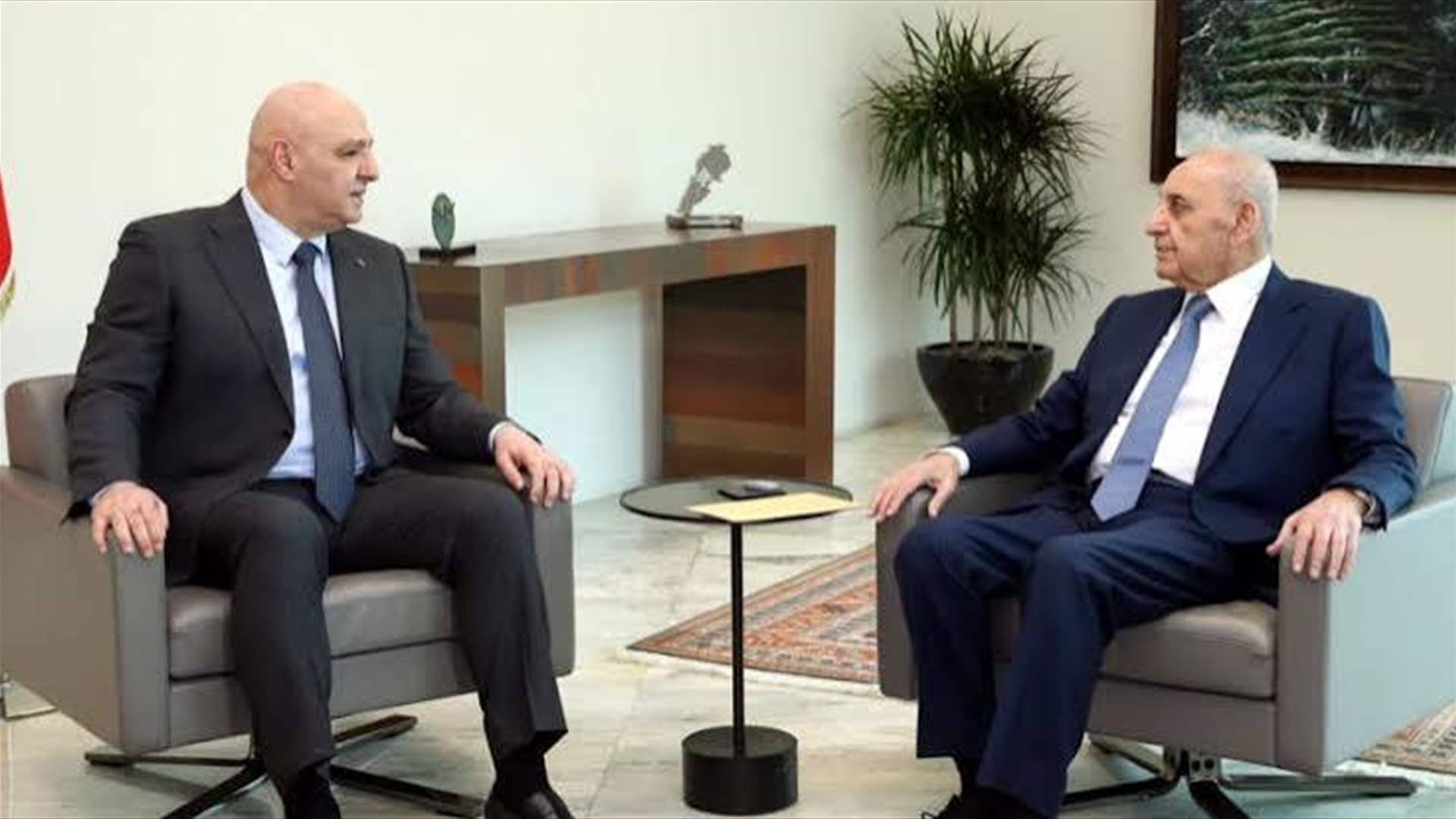 Aoun Keeps Diplomatic Efforts Berri Denies Framework Deal