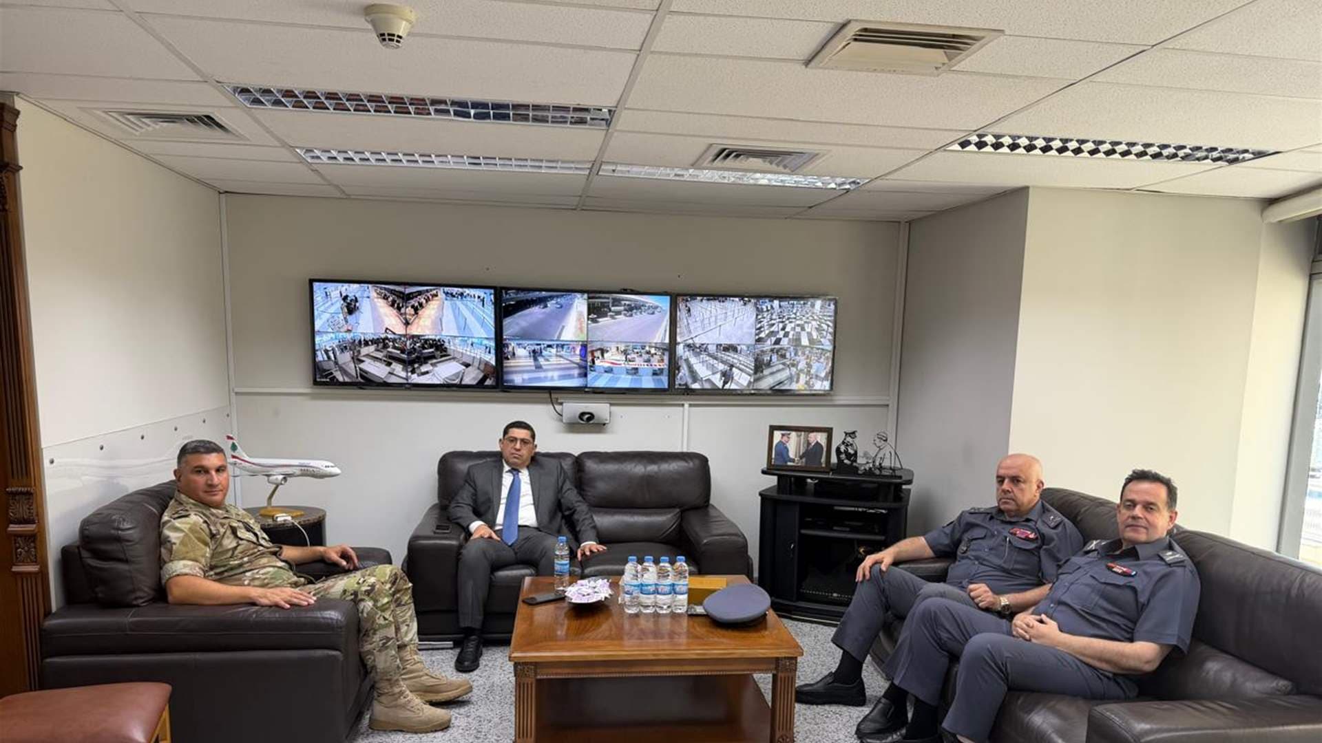 Mount Lebanon Governor inspects Rafik Hariri Airport