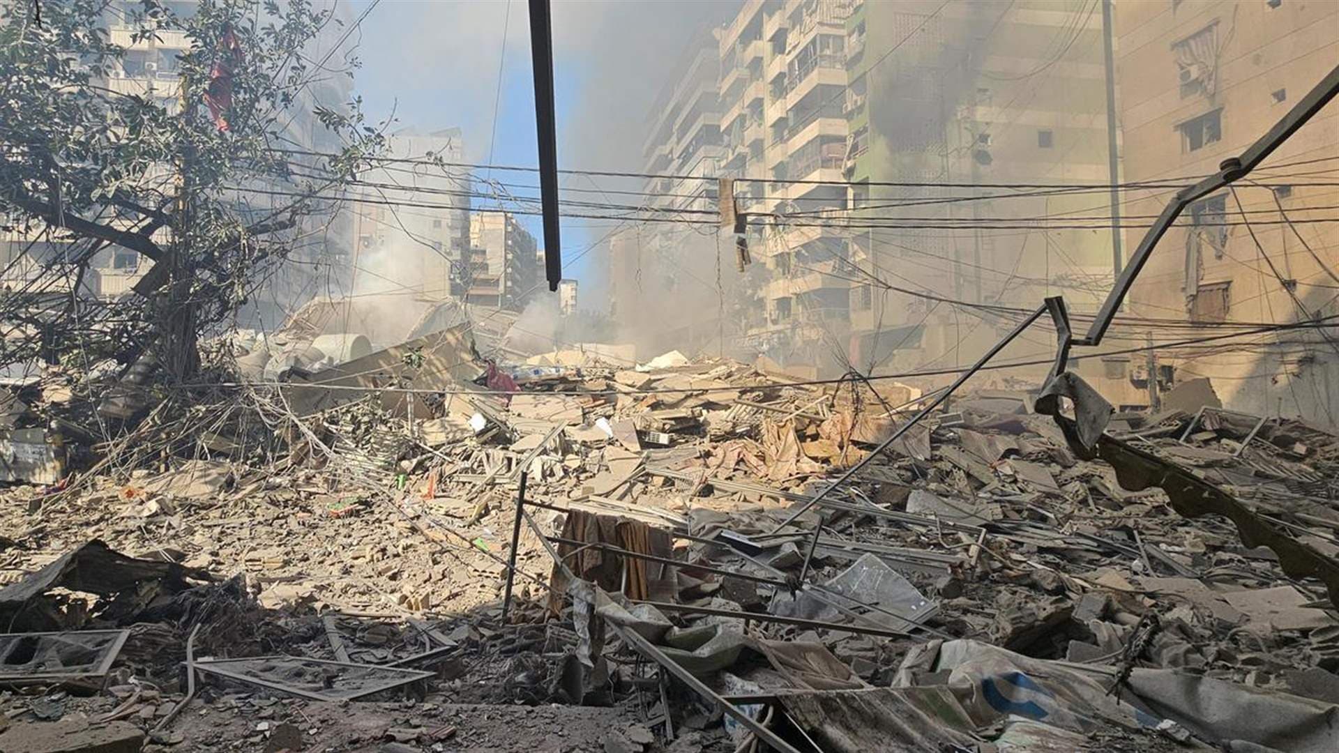 Beirut suburb buildings face winter threat