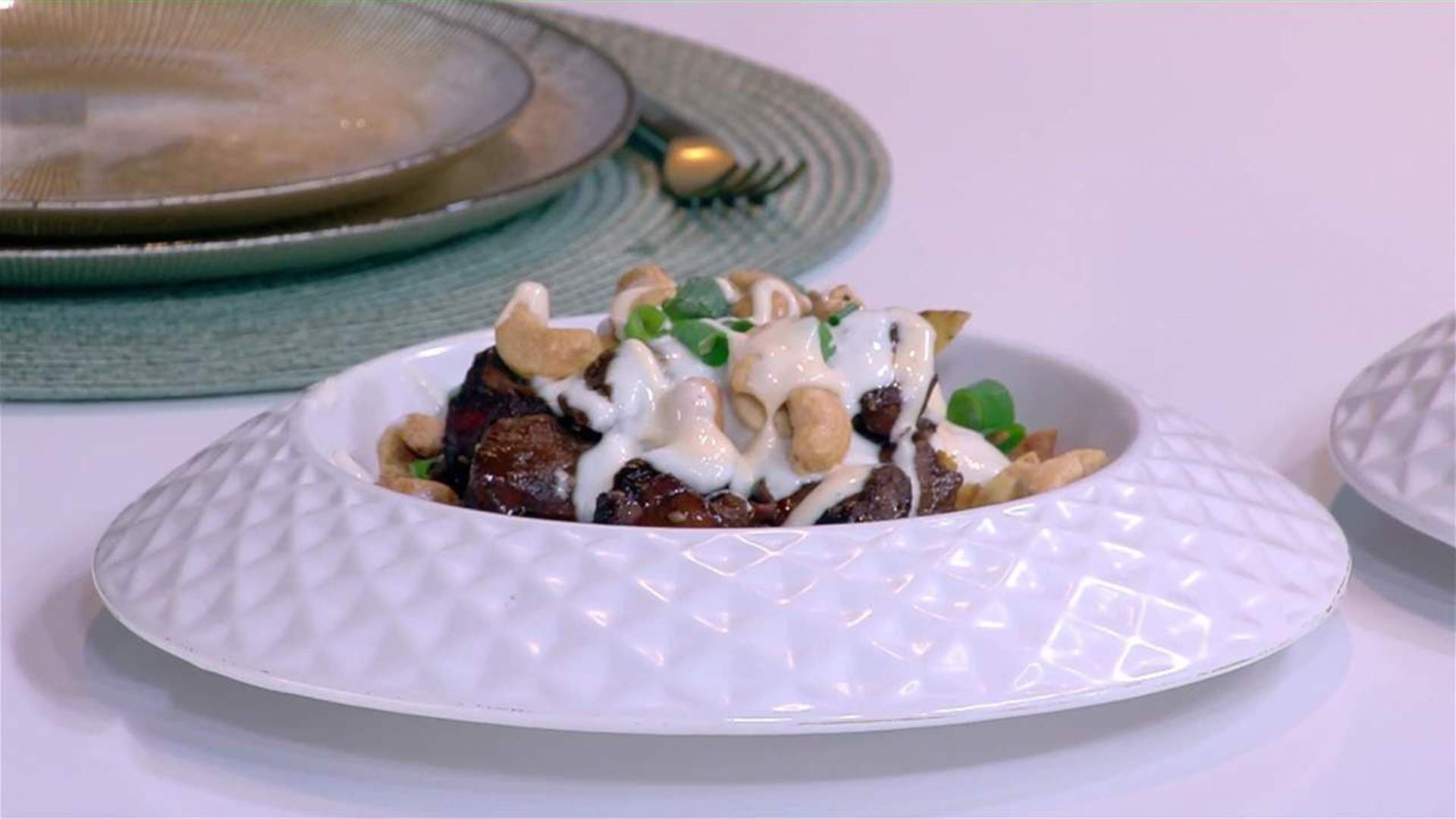 Chef Fadi Zgheib's Asian-inspired shredded chicken