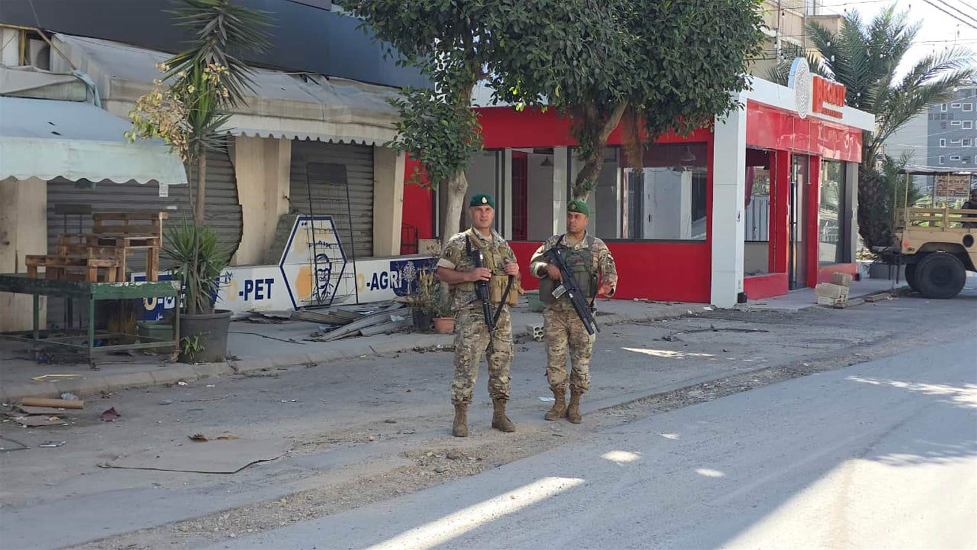 الجيش يعزز حضوره في النبطية