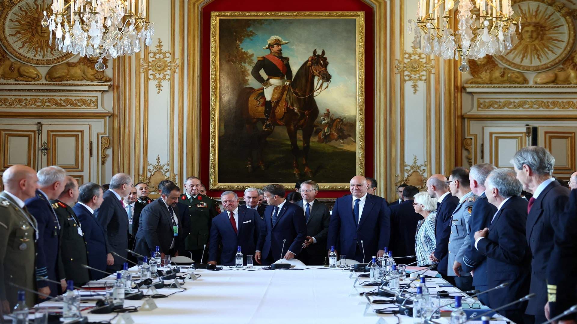 France and Italy discuss Lebanon plan at Paris conference