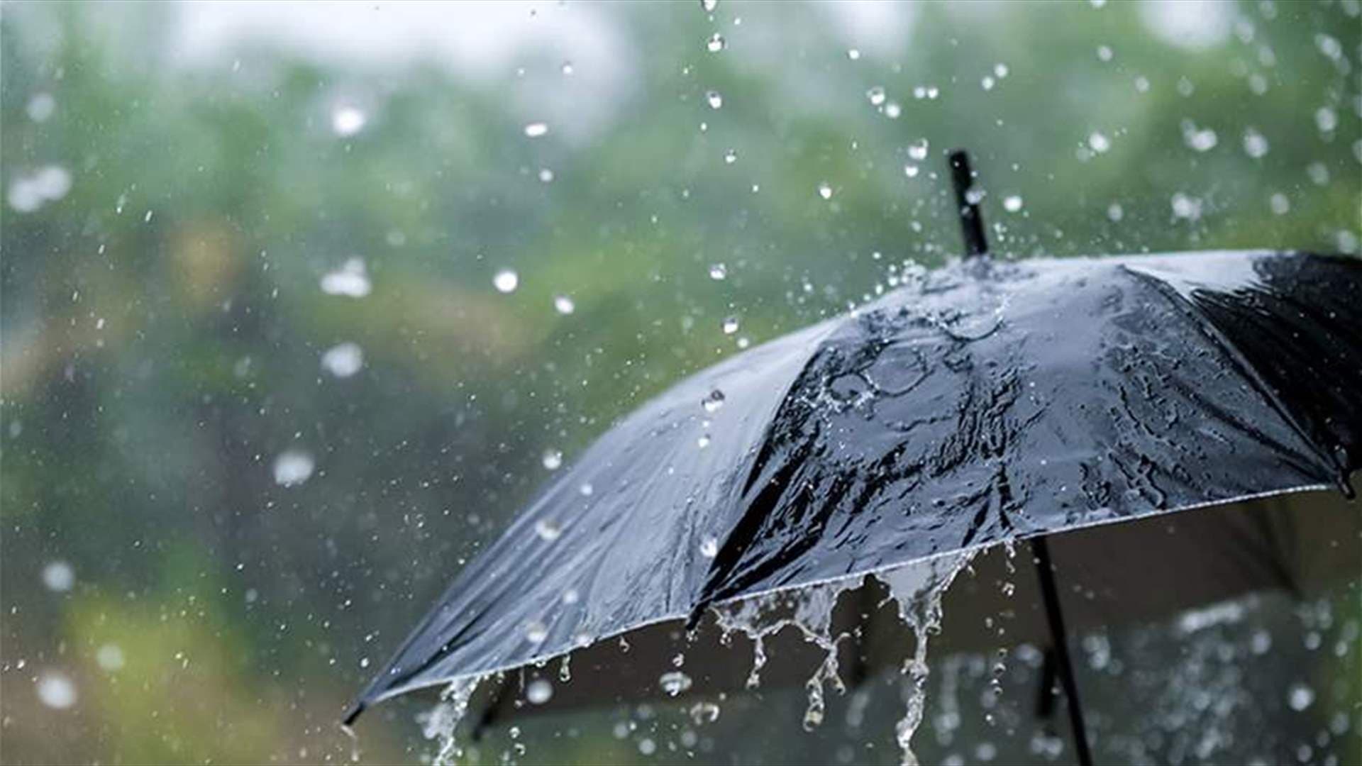 Rainy weather with thunder and lightning