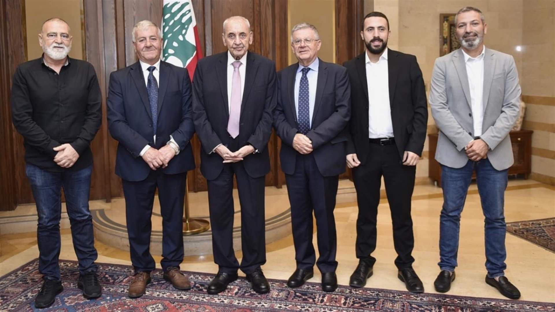 الرئيس بري يستقبل وفود رسمية لضمان حقوق المودعين