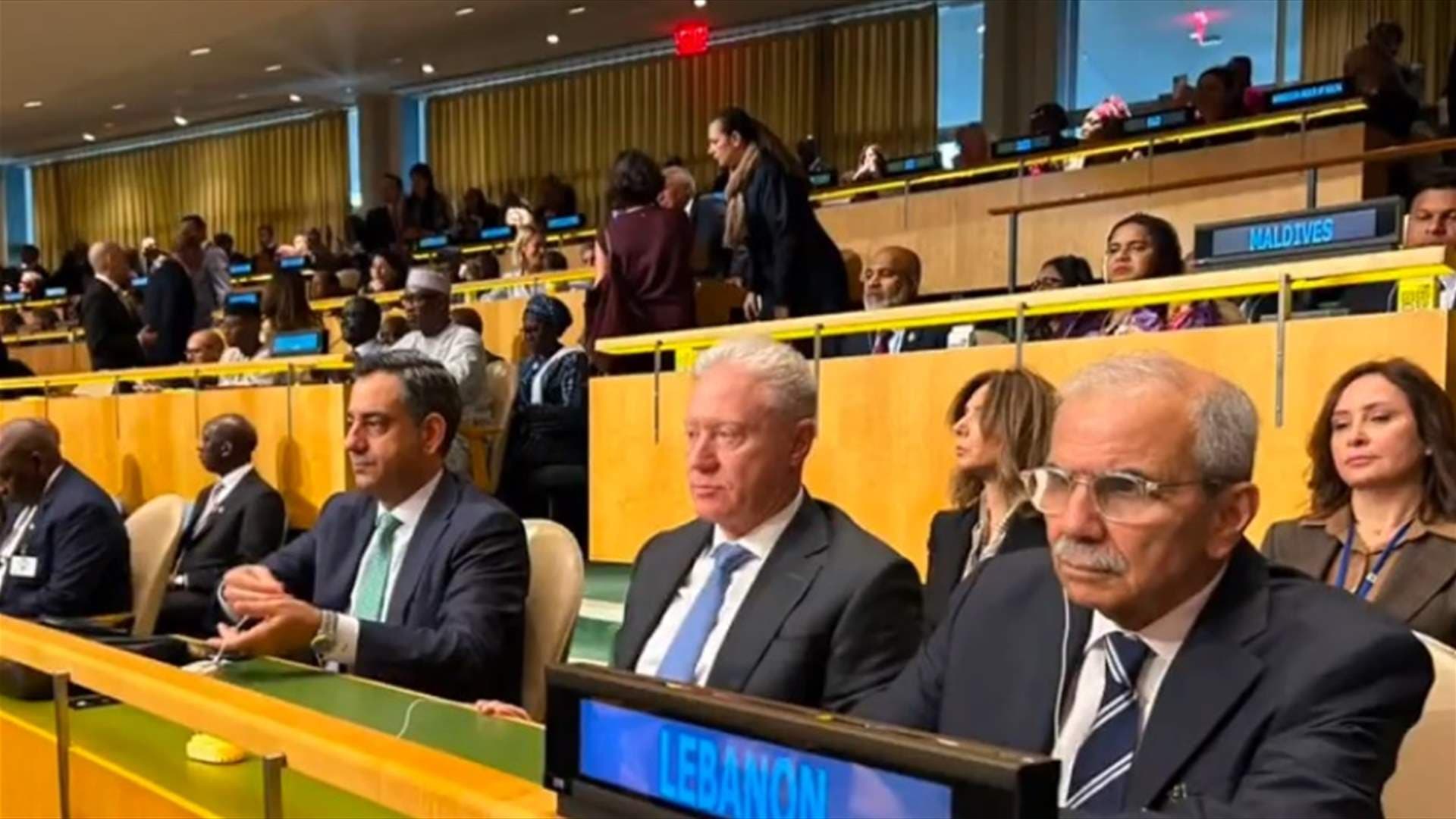 لقاءات نيويورك لدعم لبنان وخفض التصعيد