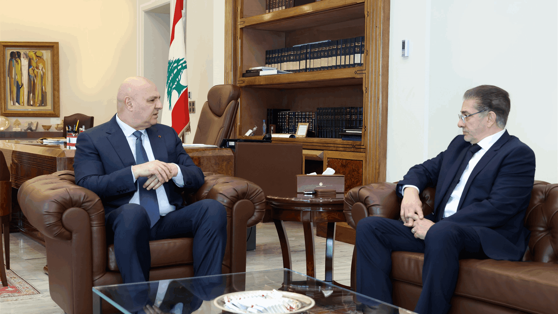 President Aoun reviews IDEAL status