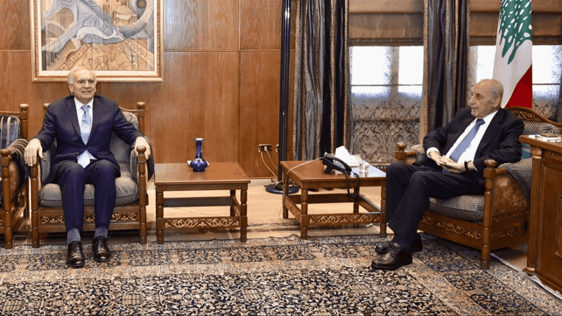 Barri reviews UN efforts in Lebanon