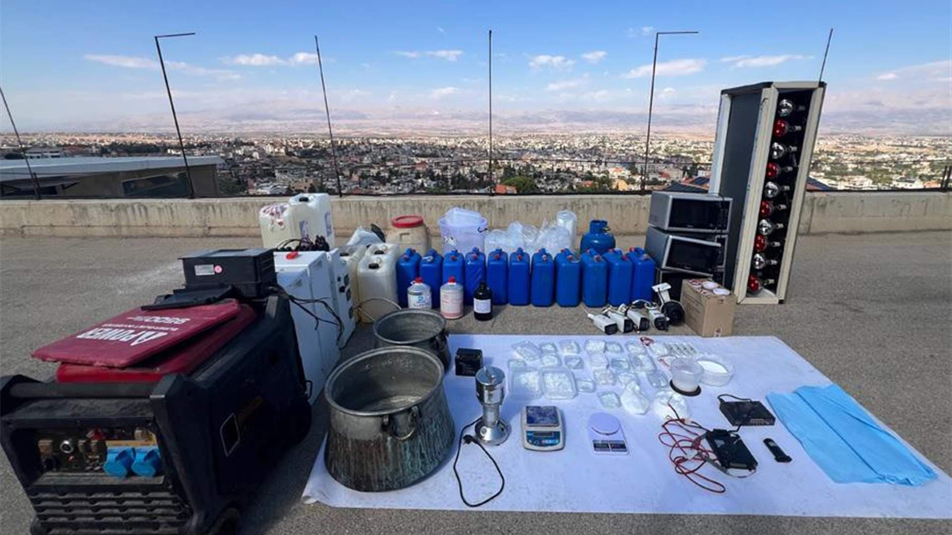Drug factory raids and arrests in Beirut and Baalbek