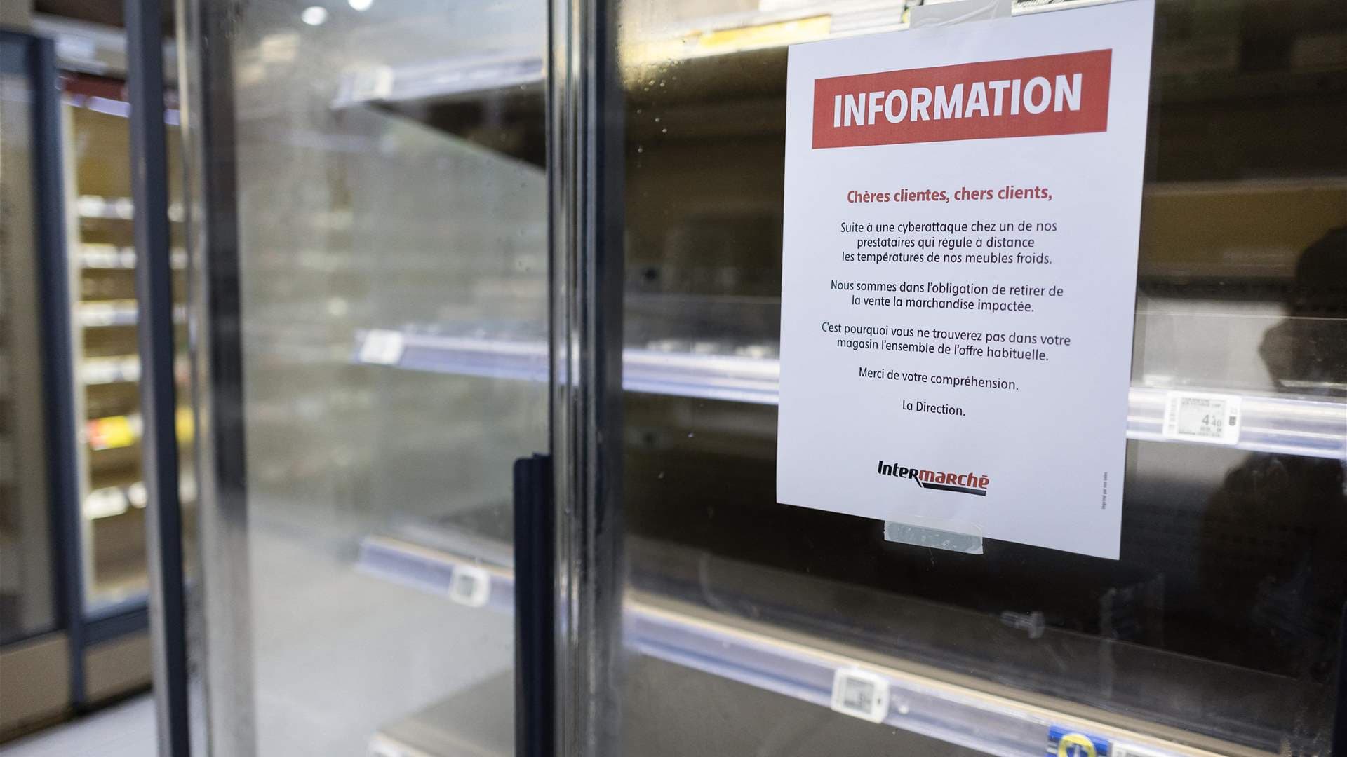Electronic attack hits 150 Intermarché stores