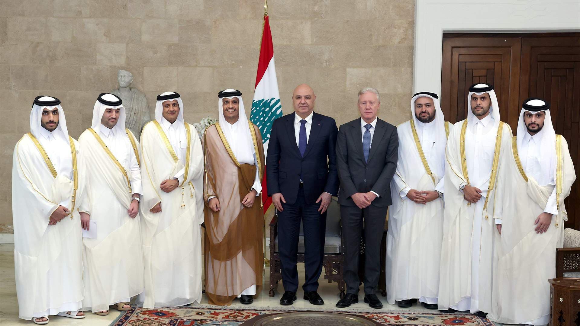 الرئيس يرحب بالتعاون مع قطر