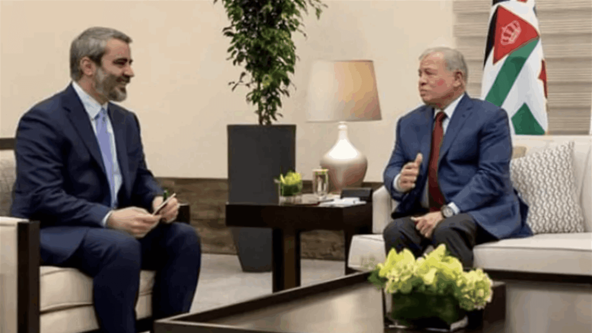 الملك الأردني يتحدث عن رفض الاعتداءات الإسرائيلية على سوريا