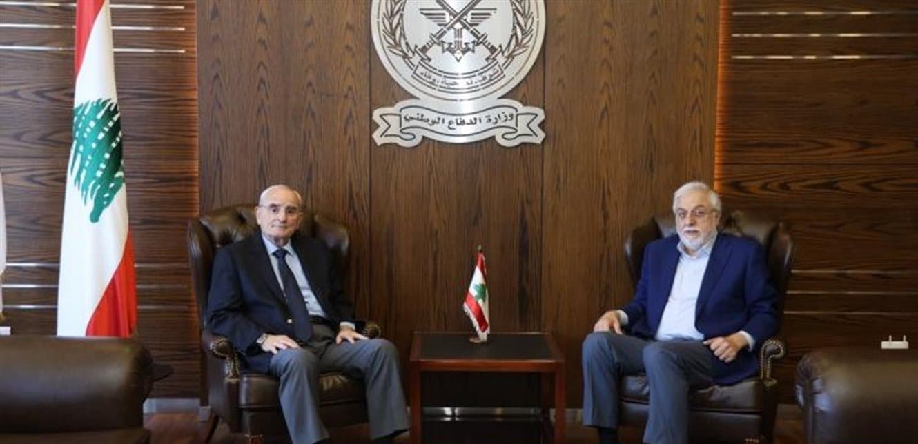 وزير الدفاع يستقبل النائب جهاد الصمد