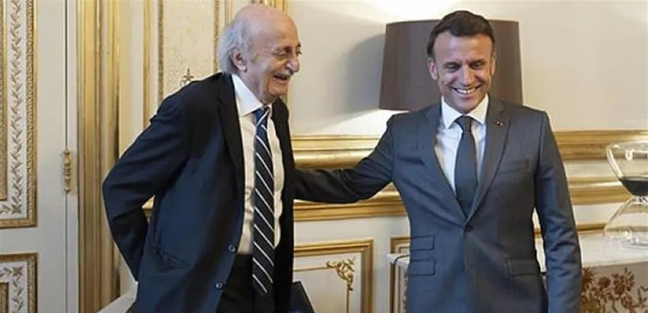 Macron Meets Gibran Bassil at Élysée
