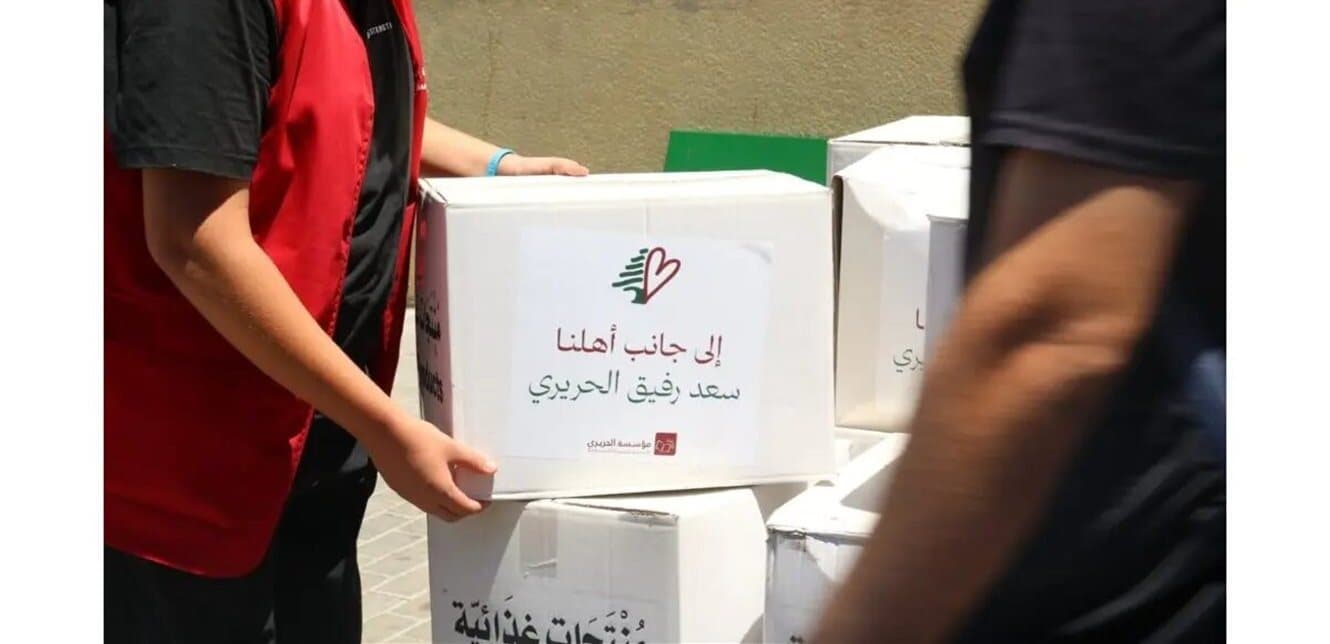 الحريري يدعم نازحي بيروت والجنوب